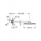 Rainshower Smartactive 310 Set douche de tête 2 jets et bras 430mm, Supersteel