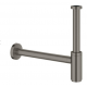 Lavabo siphon 5/4 DN32 Grohe brossé Hard Graphite laiton (28912AL0)