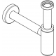 Lavabo siphon 5/4 DN32 Grohe brossé Hard Graphite laiton (28912AL0)