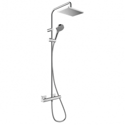 Vernis Shape Colonne de douche 230 1jet avec mitigeur thermostatique, Chrome (26286000)