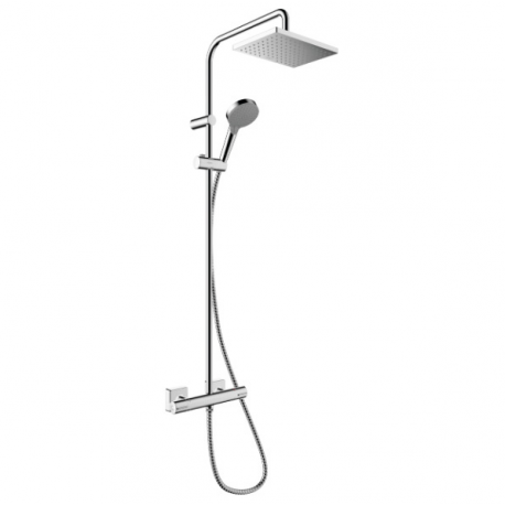Vernis Shape Colonne de douche 230 1jet avec mitigeur thermostatique, Chrome (26286000)