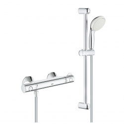 Ensemble de douche thermostatique Grohtherm 800 1/2, Chrome