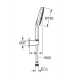 Rainshower SmartActive 130 Ensemble de douche 3 jets avec support mural