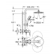 Tempesta Cosmopolitan System 250 Colonne de douche avec mitigeur monocommande 6673000)