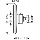 MONTREUX Set de finition pour mitigeur thermostatique encastré haut débit (16815820)