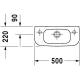D-Code Lave-Mains 500 mm