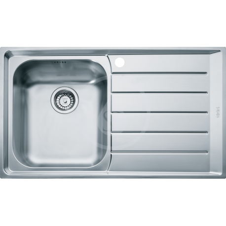 NEPTUN - Inox Evier NEX 211/2, 864x514 mm, gauche + siphon (127.0059.654)