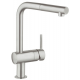 Mitigeur évier Minta douchette exctractible, Supersteel