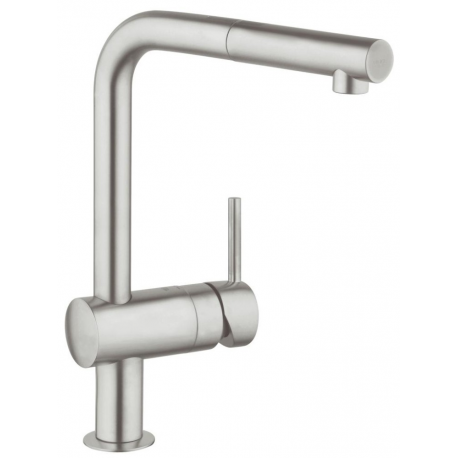 Mitigeur évier Minta douchette exctractible, Supersteel