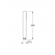 Douchette stick 1 jet Euphoria Cube S, Chrome