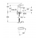 Eurostyle Cosmopolitan Mitigeur monocommande 1/2" Lavabo Taille S (2337320E)