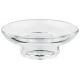 Porte savon Essentials, verre transparent