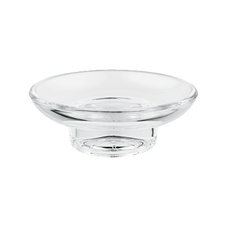 Porte savon Essentials, verre transparent