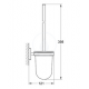 Essentials Porte-balai de WC en verre (40374001)