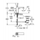 Eurocube Joy Mitigeur monocommande 1/2" Lavabo Taille M avec vidage automatique (23657000)