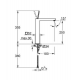 Mitigeur lavabo XL Eurocube Joy, Chrome