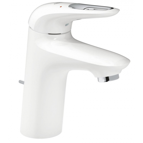 Eurostyle Mitigeur monocommande 1/2" Lavabo Taille S Blanc avec vidage automatique (33558LS3)