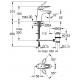 Eurostyle Mitigeur monocommande 1/2" Lavabo Taille S (33558003)