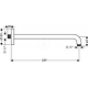 Bras de douche M ½" 389mm (27413000)