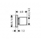 PURAVIDA - Set de finition SoftCube pour robinet d'arrêt 1/2" et 3/4" (15978000)