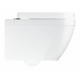 Bati support grohe et Euro Ceramic Cuvette WC suspendue, blanc alpin + abattant