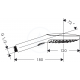 Douchette Raindance Select E 120 3jet, Chrome