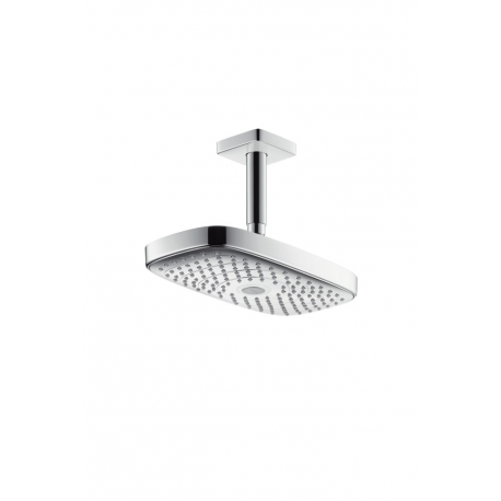 Douche de tête Raindance Select E 300 2jet EcoSmart avec raccord plafond 100 mm (26608400)