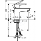 Talis E 80 Mitigeur de lavabo bas débit 3,5l/min (71705000)