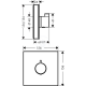ShowerSelect Set de finition pour mitigeur thermostatique (15734600)