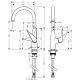 Talis S 260 Mitigeur de cuisine - 72810000