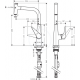 Talis Select S 300. Mitigeur de cuisine avec douchette extractible finition steel