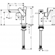 Talis E 150 Mitigeur de lavabo sans tirette ni vidage (71755000)