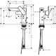 Talis E 150 Mitigeur de lavabo (71754000)