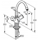 mélangeur de lavabo DN 8 (210600515)