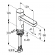 mélangeur électronique de lavabo DN 15