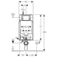 KOMBIFIX Bâti-support pour WC suspendus avec réservoir Sigma 8 cm (110.790.00.1)