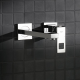 Mitigeur lavabo encastré Eurocube M, Chrome