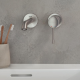 Mitigeur lavabo encastré Essence taille M, Supersteel