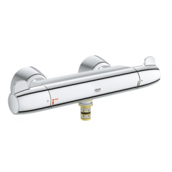 Mitigeur thermostatique douche Grotherm, Chrome