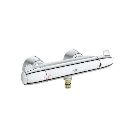 Mitigeur thermostatique douche Grotherm, Chrome