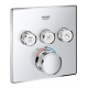 GROHE Grohtherm SmartControl Thermostat avec 3 robinets d'arrêt, 1 pièce, (29126000)