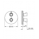 GROTHERM SPECIAL NEW - Façade pour mitigeur thermostatique (29095000)
