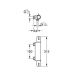 Mitigeur thermostatique Grotherm, Chrome