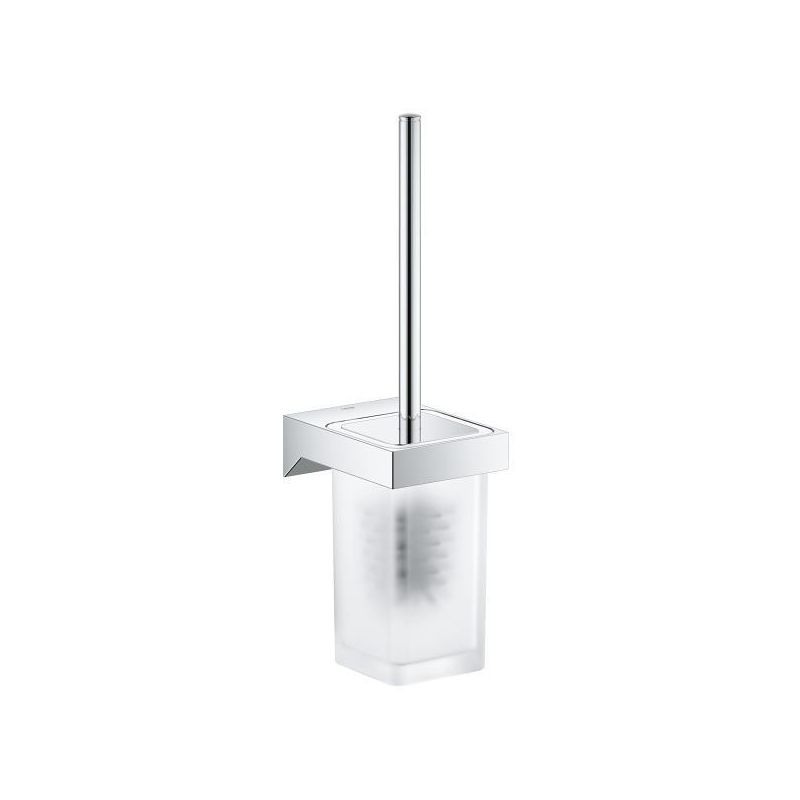 Grohe 40857000 Selection Cube Porte-brosse wc mural complet - chrome