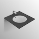 Connect lavabo à sous-encastrer 480 x 175 x 480 mm, blanc (E505401)