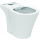 CONNECT AIR WC avec sortie verticale - à poser 400 x 360 x 660 mm blanc (E017601)