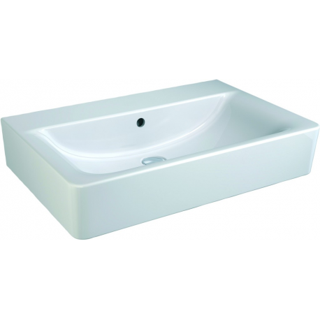 CONNECT Lavabo sans trou 700 x 175 x 460 mm blanc (E810701)