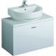 CONNECT Lavabo 550 x 175 x 455 mm blanc (E713101)