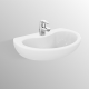 CONTOUR 21 Lavabo , 1 trou, sans trop-plein 600 x 155 x 415 mm, blanc IdealPlus (S2664MA)