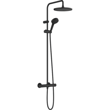 Vernis Blend Colonne de douche 240 1 jet Ecosmart avec mitigeur thermostatique